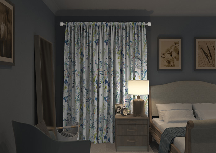 Bougainvillea, Waterfall - Made to Measure Curtains - Image 7